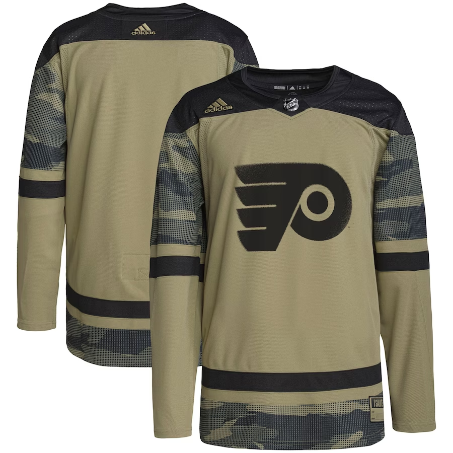 Men's Philadelphia Flyers Camo Military Appreciation Team Authentic Practice Blank Jersey Men's Philadelphia Flyers Camo Military Appreciation Team Authentic Practice Blank Jersey